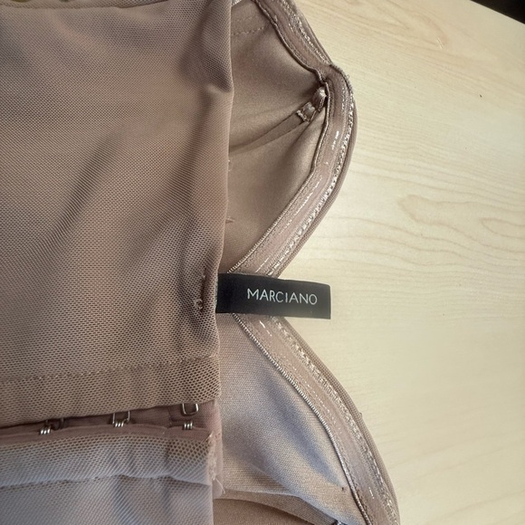 Marciano XS jewelled corset/bra top very very good condition Shimmering Gold - Picture 6 of 13